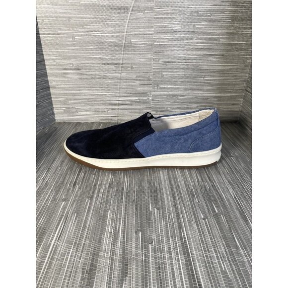 ELEVENTY Mens Suede And Canvas Slip-On Sneakers Size 43 US 9.5 - Picture 3 of 10